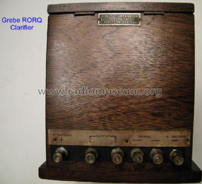 RORQ Clarifier; Grebe, A.H. & Co.; (ID = 823778) RF-Ampl.