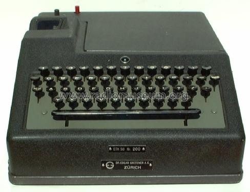 Ein-Ton-Kombinationsschreiber ETK-50; Gretener AG, Dr. (ID = 198527) Morse+TTY