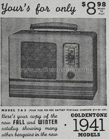 Goldentone 7A3 ; Griffin-Smith Mfg. (ID = 988772) Radio