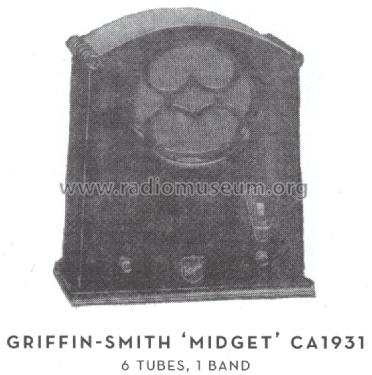 Midget ; Griffin-Smith Mfg. (ID = 1587252) Radio