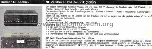 ELA-Kombination 40; FG Elektronik, Franz (ID = 1032948) Ampl/Mixer