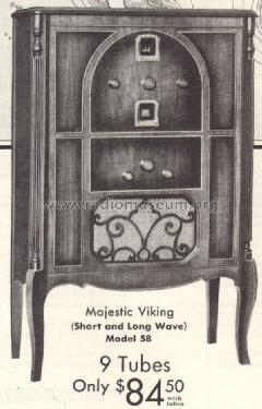 Majestic Viking 58 Ch= 55 and 10 ; Grigsby-Grunow - (ID = 936112) Radio