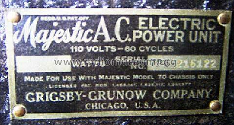 Majestic 71 Consolette Ch= 70 - 7A; Grigsby-Grunow - (ID = 643076) Radio