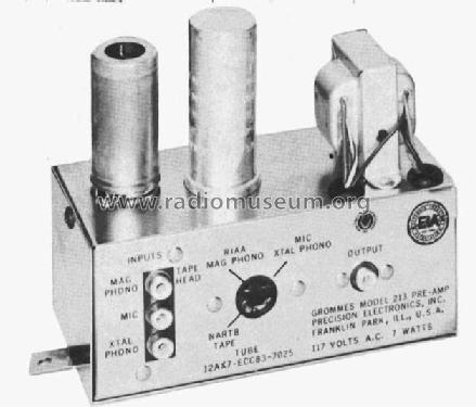 213 ; Grommes Precision (ID = 563246) Ampl/Mixer