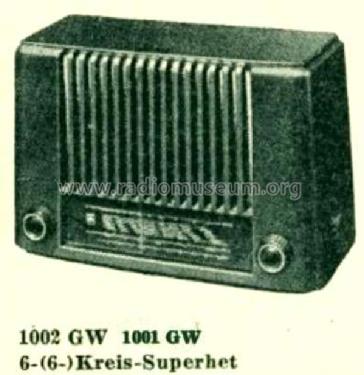 1002GW; Grundig Radio- (ID = 1206960) Radio