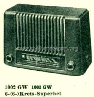 1001GW; Grundig Radio- (ID = 514186) Radio