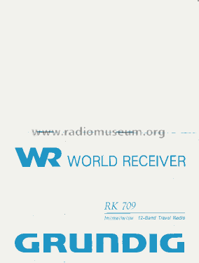 12-Band World Receiver Travel Radio RK709; Grundig Radio- (ID = 2140335) Radio