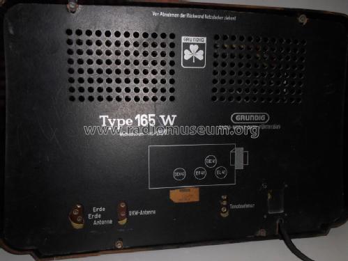 Type Super 165W; Grundig Radio- (ID = 1661600) Radio