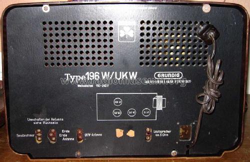 196W-UKW; Grundig Radio- (ID = 179289) Radio