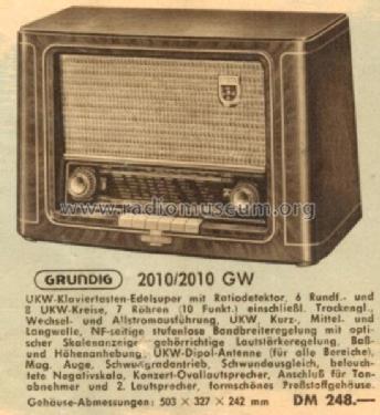 2010; Grundig Radio- (ID = 475818) Radio