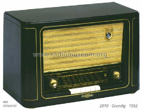 2010GW; Grundig Radio- (ID = 707859) Radio