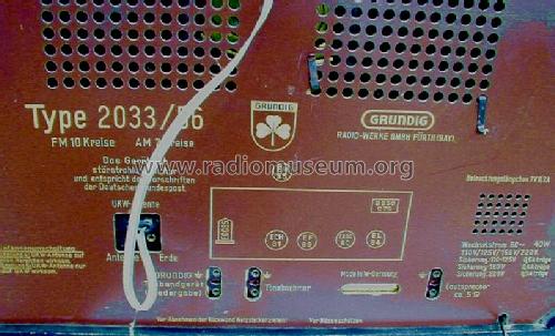 3D Klang 2033W/56; Grundig Radio- (ID = 49645) Radio