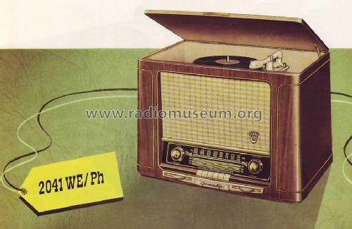 2041 WE/Ph; Grundig Radio- (ID = 1287009) Radio