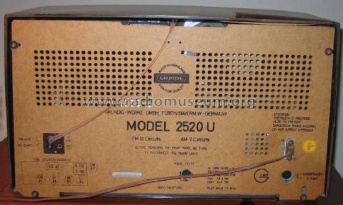 2520U; Grundig Radio- (ID = 631783) Radio