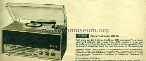 3030PH; Grundig Radio- (ID = 1097765) Radio