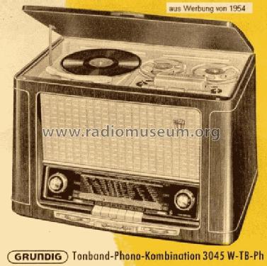 3045W-TB-Ph; Grundig Radio- (ID = 37945) Radio