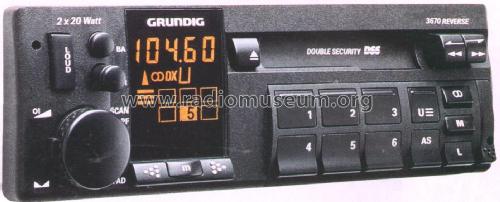 3670 Reverse; Grundig Radio- (ID = 2113253) Car Radio