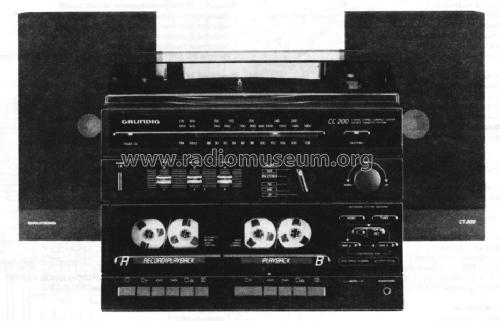 3 Band Stereo Compact Center CC 200; Grundig Radio- (ID = 1396829) Radio