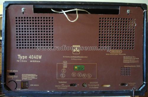 4040W; Grundig Radio- (ID = 1625844) Radio