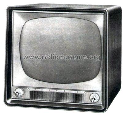 Fernseh-Tischempfänger 435; Grundig Radio- (ID = 2333053) Television