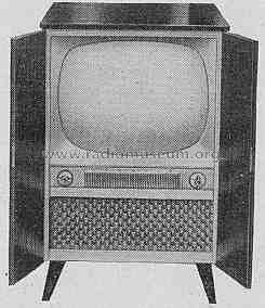 Fernseh-Schrank 735; Grundig Radio- (ID = 313488) Television