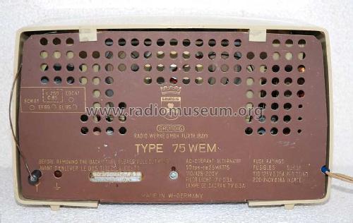 75WEM; Grundig Radio- (ID = 519173) Radio