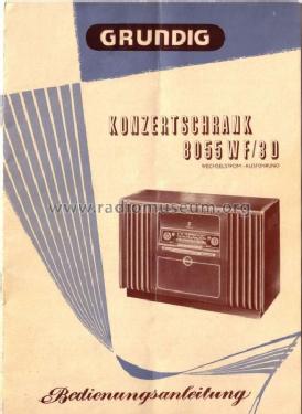 8055W/3D; Grundig Radio- (ID = 133309) Radio