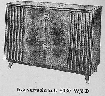 8060W/3D; Grundig Radio- (ID = 220527) Radio
