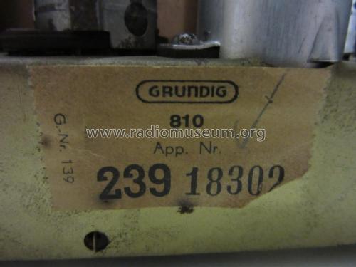 810 ; Grundig Radio- (ID = 1967809) Radio