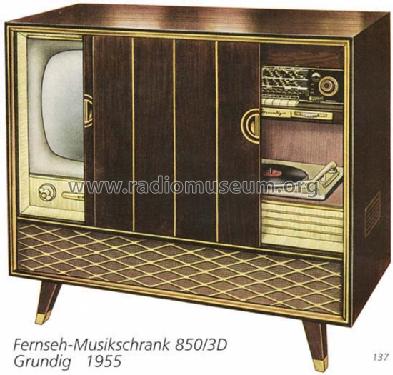 850/3D; Grundig Radio- (ID = 256) TV-Radio