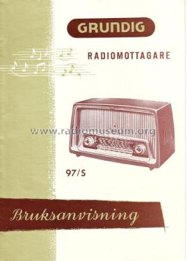 97S; Grundig Radio- (ID = 2232801) Radio
