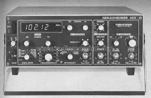 Abgleichsender AS5; Grundig Radio- (ID = 434153) Equipment