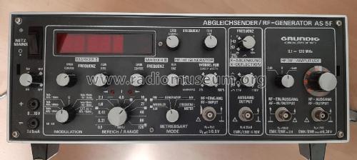 Abgleichsender AS5F; Grundig Radio- (ID = 2649411) Equipment