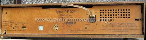 Alltransistor RF3011 Ch= CS60; Grundig Radio- (ID = 995354) Radio