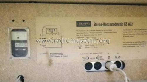 Audioprisma KS822 Ch= RC400MS; Grundig Radio- (ID = 2425138) Radio