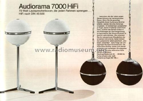 Audiorama 7000 HiFi; Grundig Radio- (ID = 491887) Speaker-P