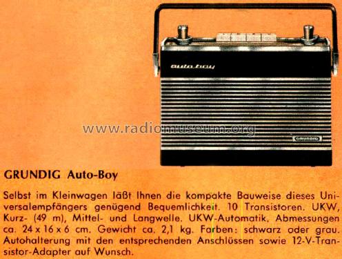 Auto-Boy 204; Grundig Radio- (ID = 2620448) Radio