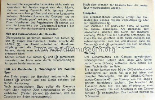 Auto Cassetten Tonbandgerät AC125; Grundig Radio- (ID = 2224306) R-Player