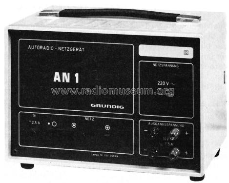 Autoradio-Netzgerät AN1; Grundig Radio- (ID = 1444966) Power-S