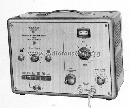 Bildmustergenerator SG3; Grundig Radio- (ID = 237596) Equipment