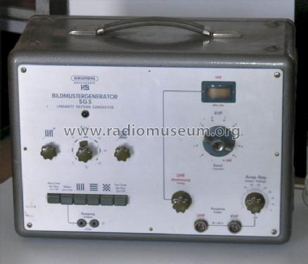 Bildmustergenerator SG3; Grundig Radio- (ID = 436728) Equipment