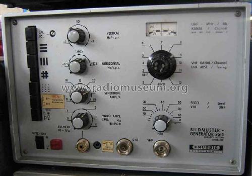 Bildmustergenerator SG4; Grundig Radio- (ID = 449702) Equipment