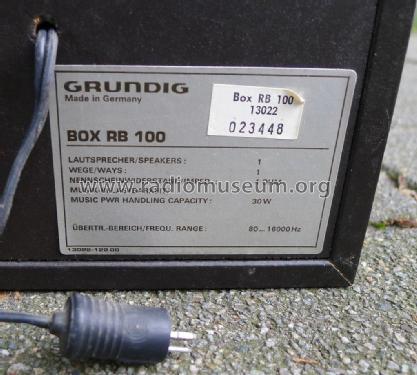 Box RB100; Grundig Radio- (ID = 1999299) Speaker-P
