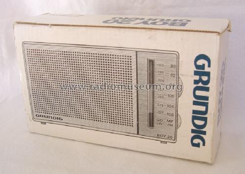 Boy 20 ; Grundig Radio- (ID = 1471923) Radio