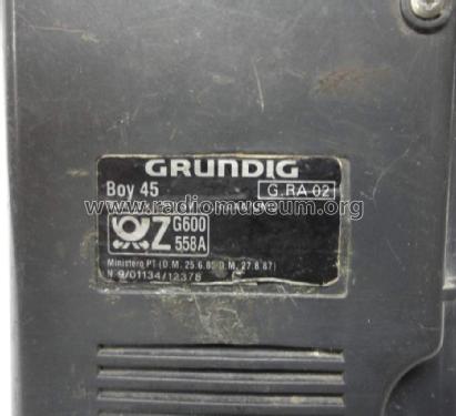 Boy 45; Grundig Radio- (ID = 1347288) Radio