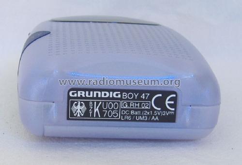 City Boy 47; Grundig Radio- (ID = 1471935) Radio