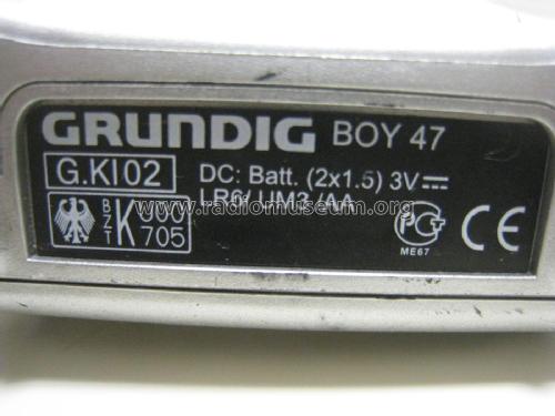 City Boy 47; Grundig Radio- (ID = 1949819) Radio