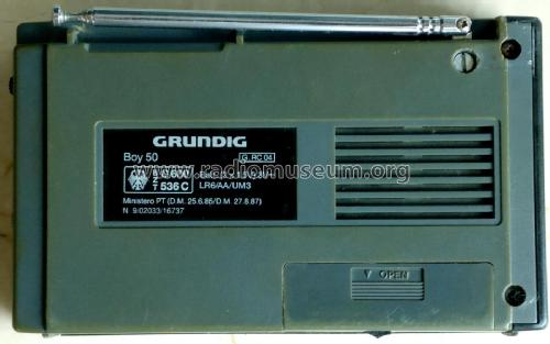 Boy 50; Grundig Radio- (ID = 2563928) Radio