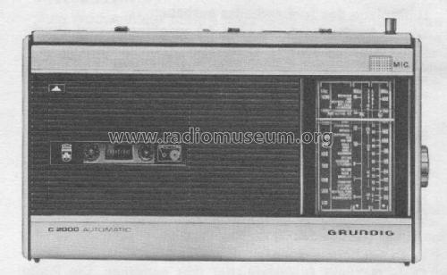 C2000 Automatic; Grundig Radio- (ID = 75065) Radio