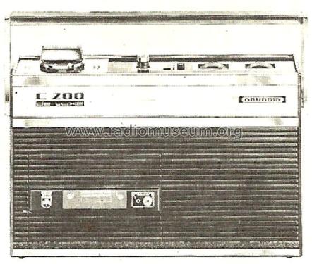 C200 de Luxe; Grundig Radio- (ID = 1551342) R-Player